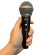 Microfone dinamico profissional M-58 com fio MXT
